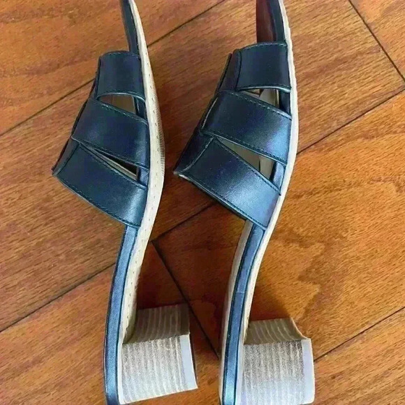 Marc Fisher LTD Debora Black Leather Size 9.  BRAND NEW - Picture 5 of 6